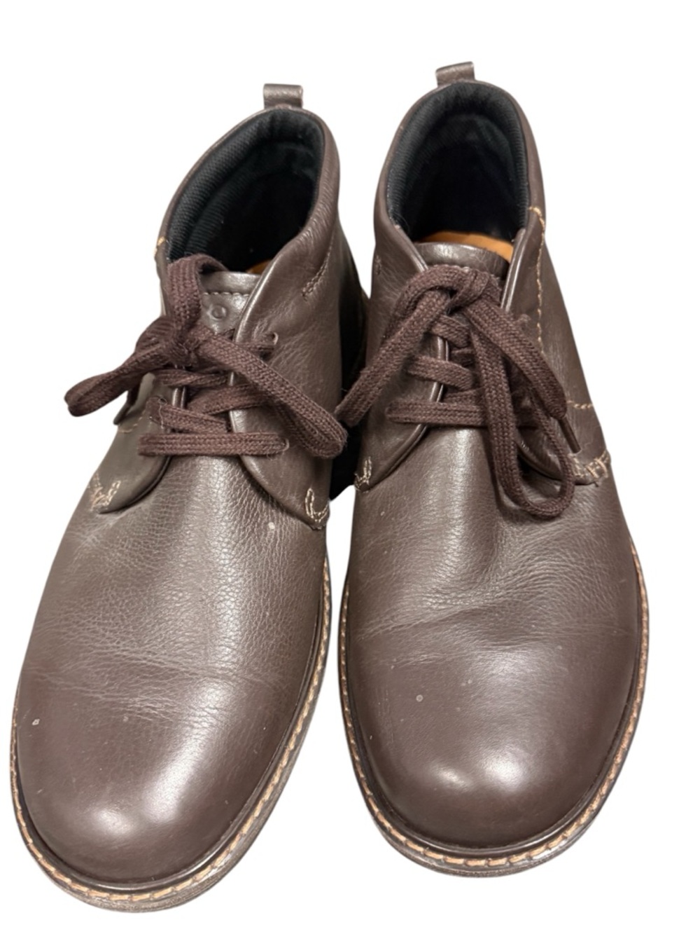 Ecco Men's Dark Brown Goretex Leather Boots